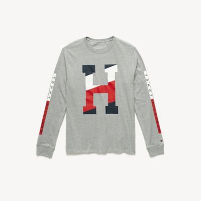 tommy hilfiger long sleeve white top