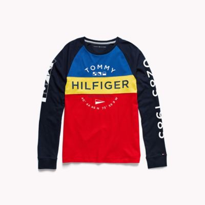 Long-Sleeve Nautical T-Shirt | Tommy 
