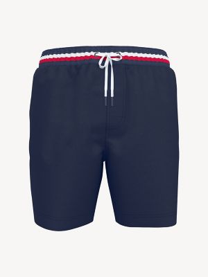 tommy hilfiger black swim shorts