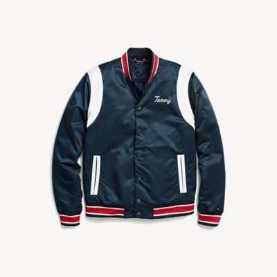 tommy hilfiger varsity bomber jacket