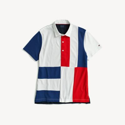 tommy hilfiger polo color block