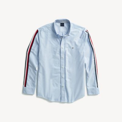 tommy hilfiger striped button up