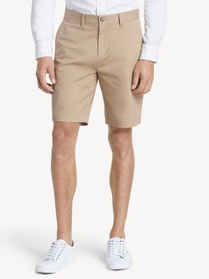 tommy hilfiger mens white shorts