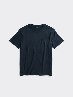 Heathered Pocket T-Shirt, Sky Captain