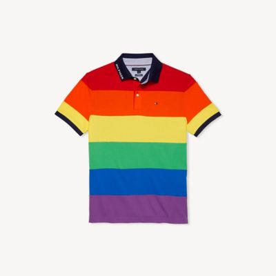 Custom Fit Essential Rainbow Polo 