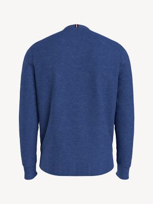 Classic Crewneck Sweater, Medium Blue Heather