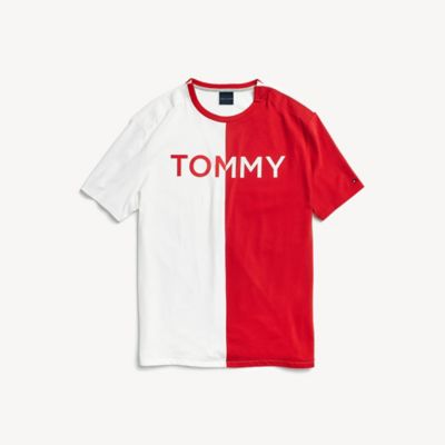 tommy hilfiger colour block t shirt