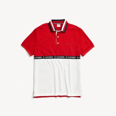 tommy hilfiger colorblock polo