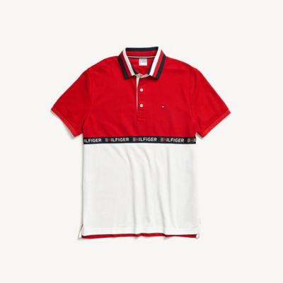 tommy hilfiger polo color block