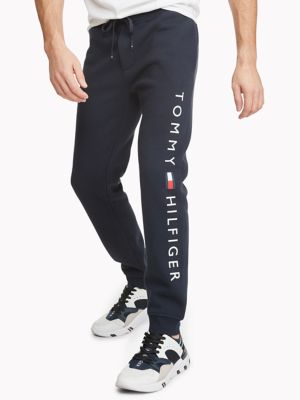 tommy hilfiger men's cotton modern essentials logo jogger pants