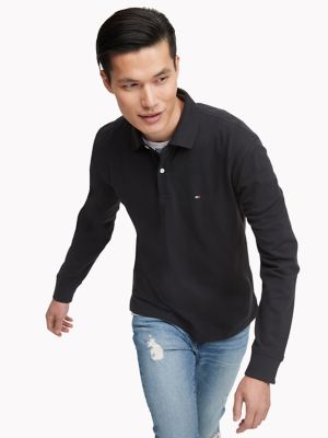 tommy hilfiger long sleeve collared shirt