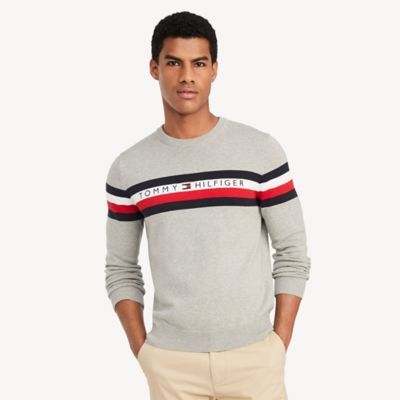 Essential Logo Stripe Sweater | Tommy 