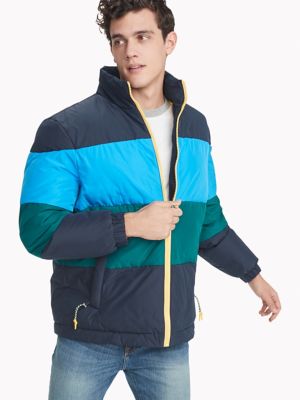 tommy hilfiger blue jacket mens