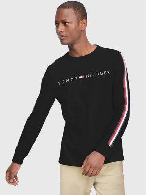 Stripe Long-Sleeve Tommy USA | Hilfiger T-Shirt