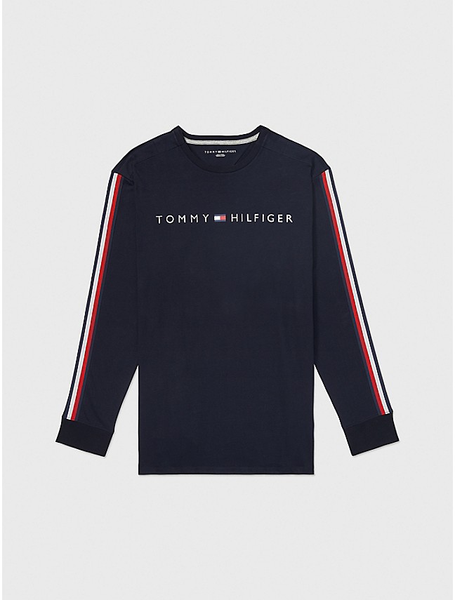 flydende uklar Korridor Logo Stripe Long-Sleeve T-Shirt | Tommy Hilfiger USA
