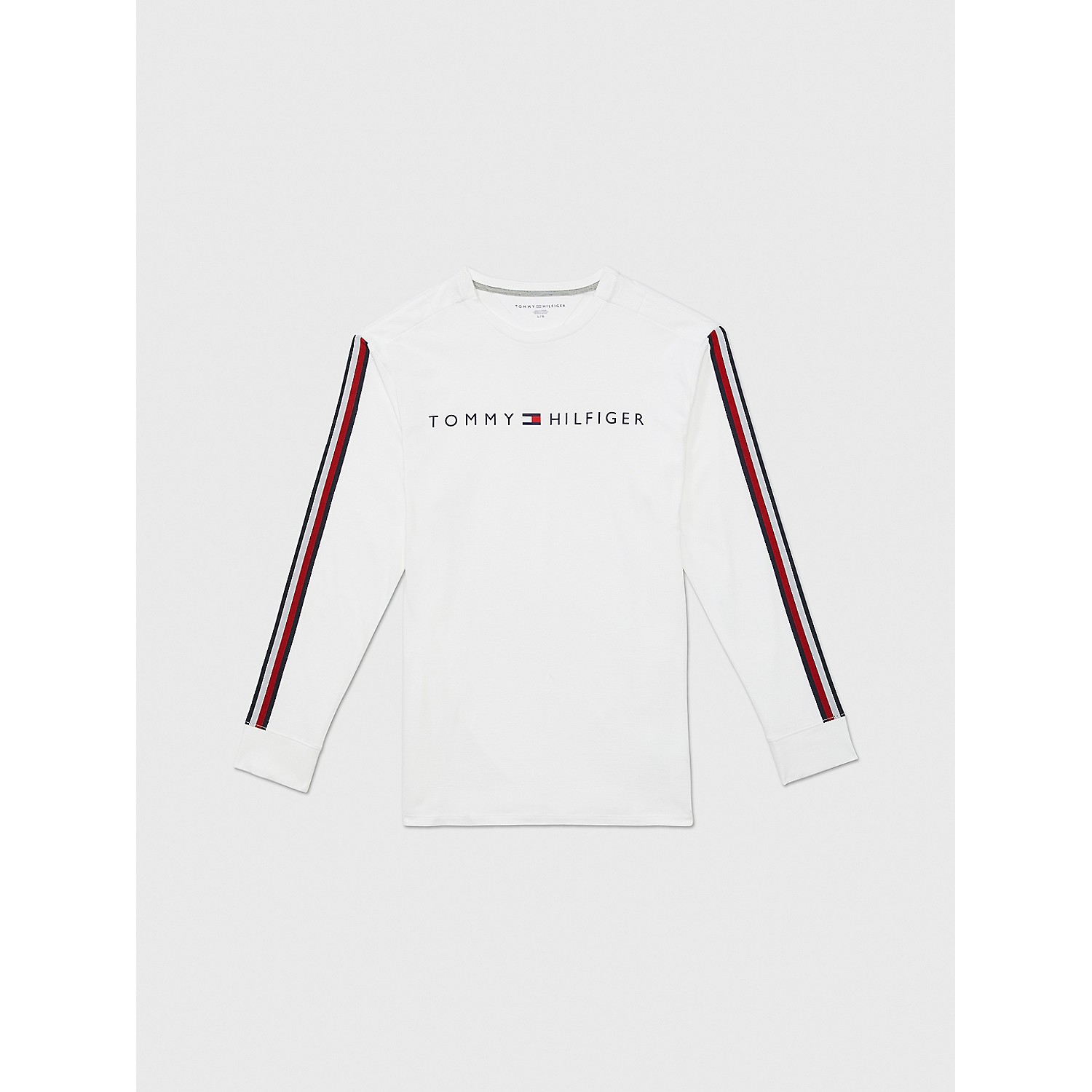TOMMY HILFIGER Logo Stripe Long-Sleeve T-Shirt