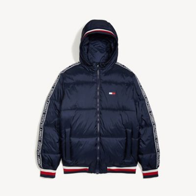 tommy hilfiger hooded puffer