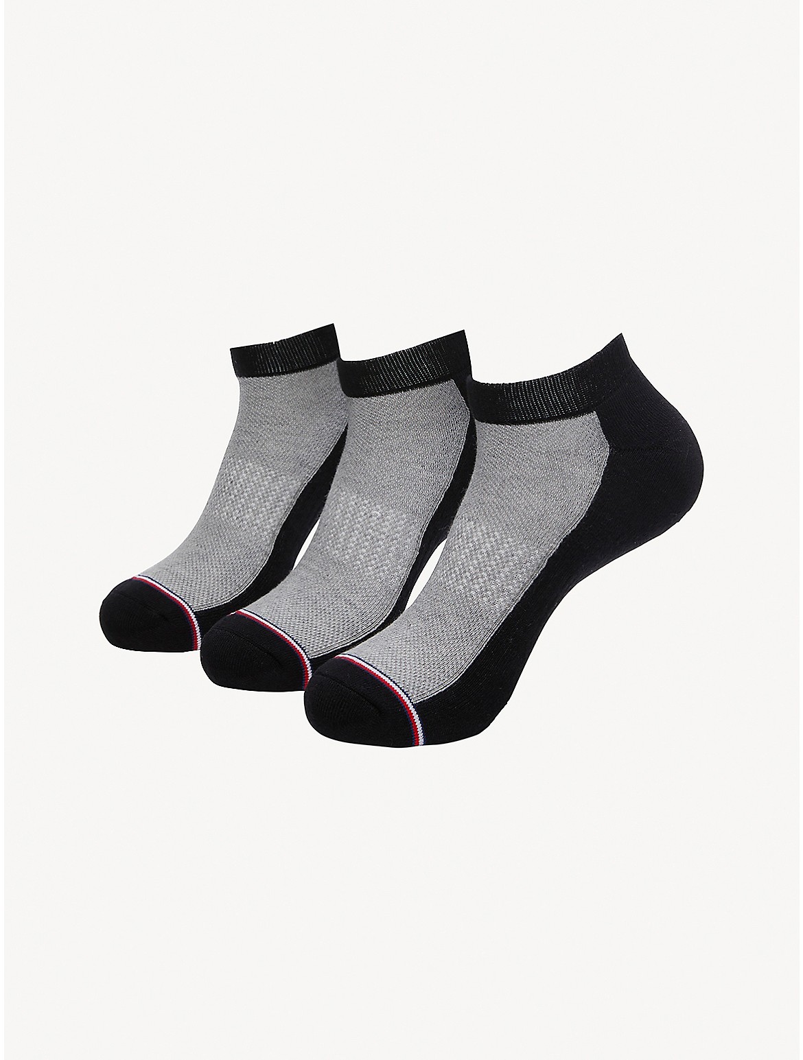 Tommy Hilfiger Men's Ankle Sock 3-Pack - Grey