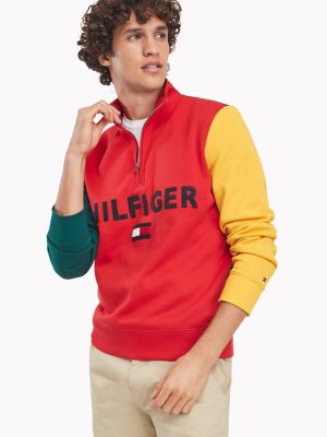 color block sweatshirt tommy hilfiger