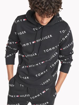 Essential Allover Logo Hoodie | Tommy 