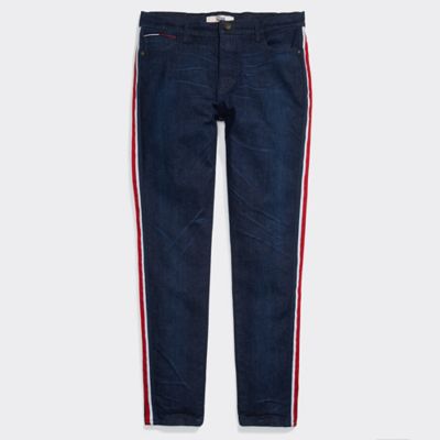 tommy hilfiger jeans with stripes