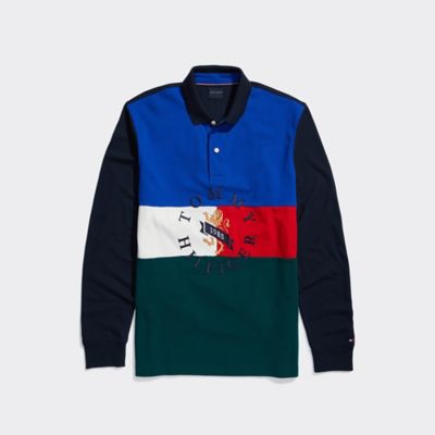 tommy long sleeve polo