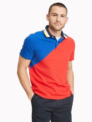 tommy hilfiger colorblock polo