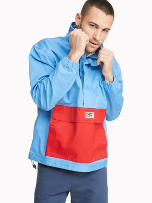 tommy hilfiger pop over windbreaker