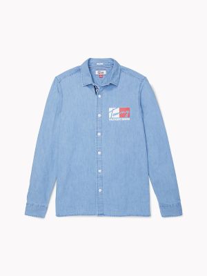 tommy denim shirt