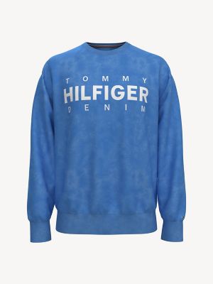 tommy hilfiger essential logo fleece sweatshirt