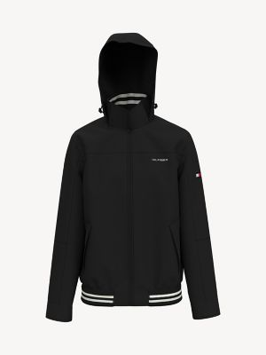 black tommy hilfiger yacht jacket