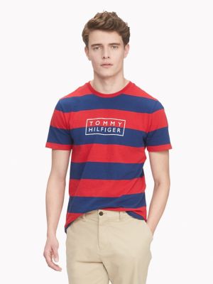 Essential Block Stripe T-Shirt | Tommy 