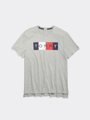 tommy hilfiger gray t shirt