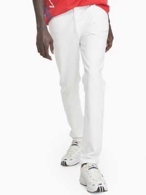 tommy hilfiger white jeans mens