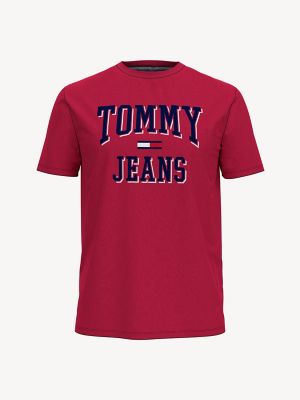 tommy jeans logo shirt