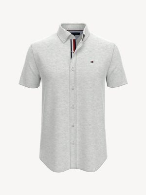Custom Fit Essential Button-Up Polo 