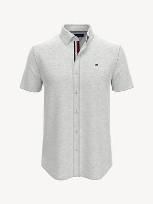white polo button up
