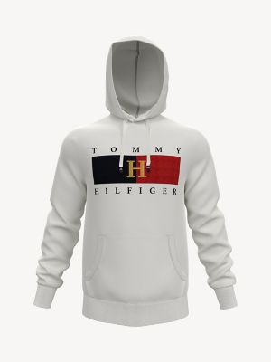 tommy hilfiger red flag hoodie