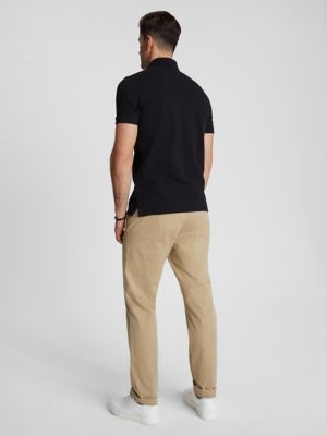 Slim Fit Tommy Polo, Black