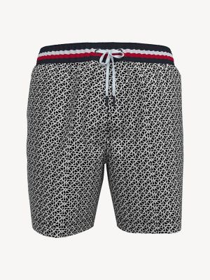 white tommy hilfiger swim trunks