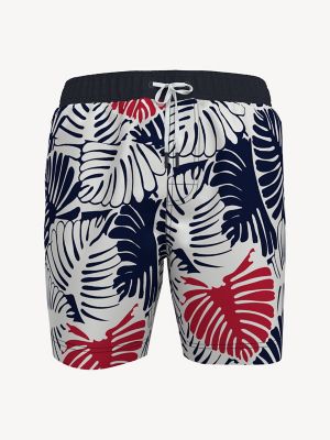 white tommy hilfiger swim trunks