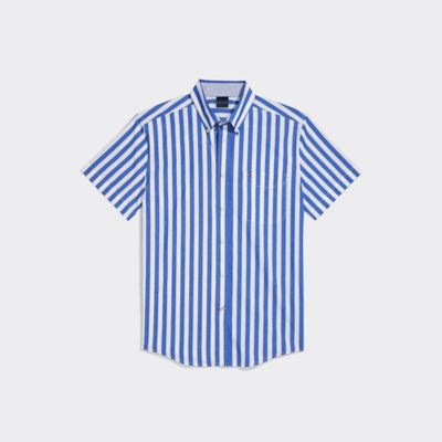 tommy hilfiger striped button up