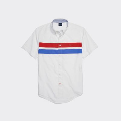 tommy hilfiger button up short sleeve