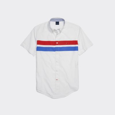 tommy hilfiger short sleeve button down shirt