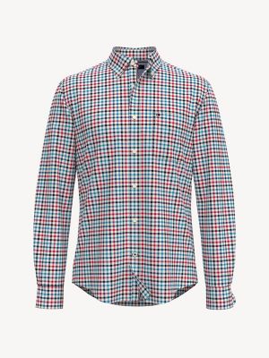 tommy check shirts