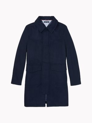 tommy hilfiger essential classic long coat