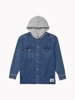 tommy jeans denim shirt