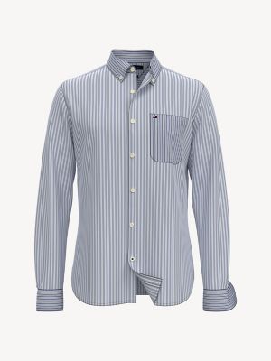 Slim Fit Essential Stripe Shirt | Tommy 