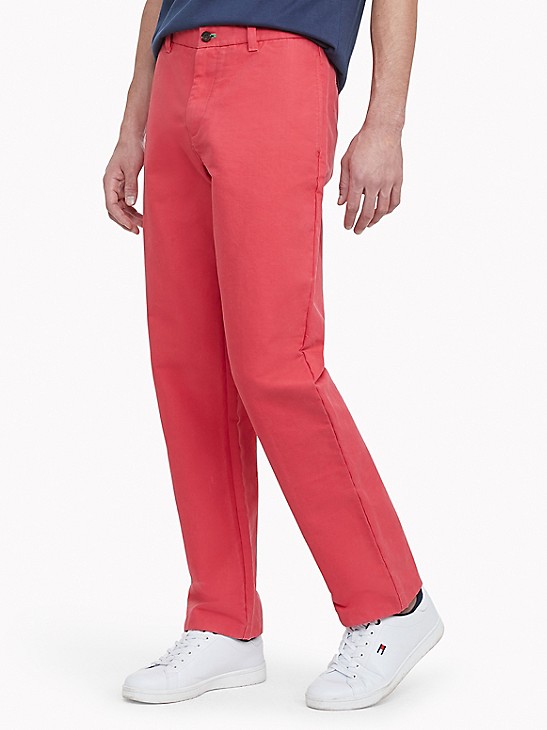 Heritage Solid Flat-Front Chino | Hilfiger