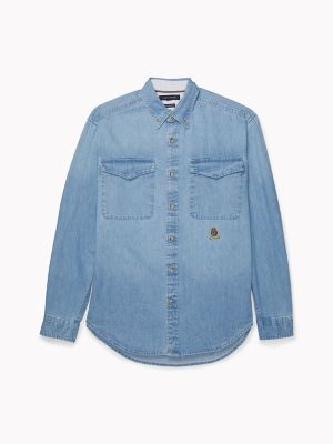 tommy hilfiger denim shirt